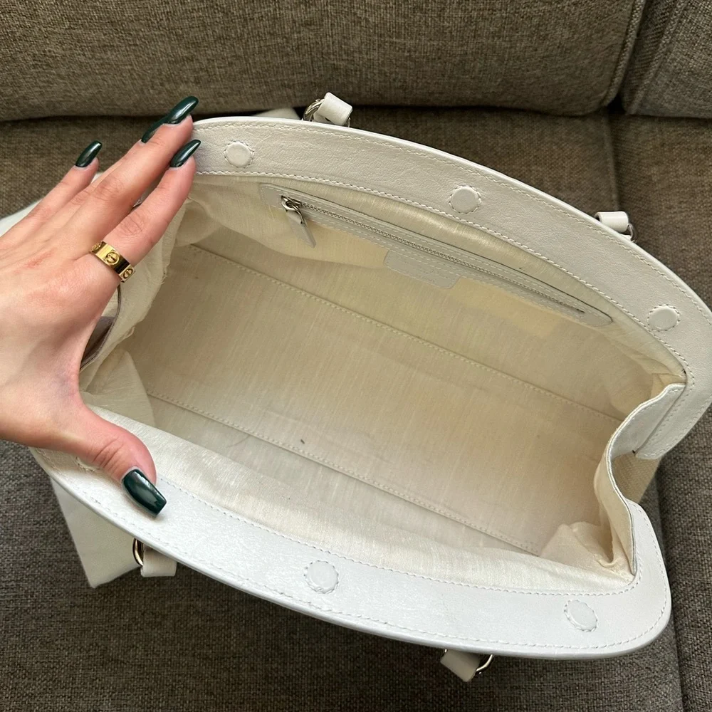 Vintage Dior “My Dior frame” raffia blend satchel - Picture 7 of 15